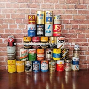 Latas de Óleo Antigas