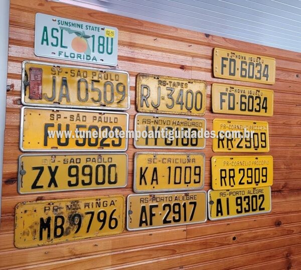 Placas Amarelas Antigas - Image 3