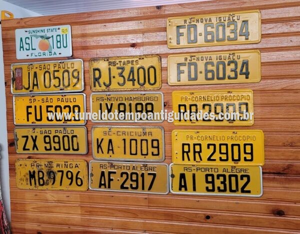 Placas Amarelas Antigas - Image 4