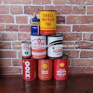 Latas de Óleo Antigas